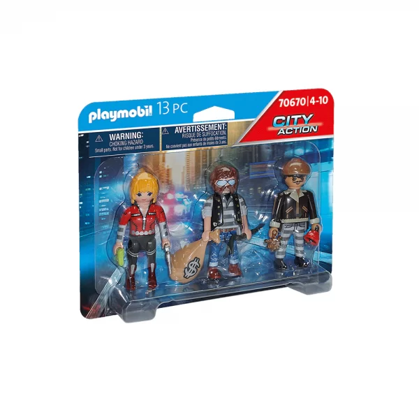Set x 3 Figuras ladrones - Playmobil - Imagen 1
