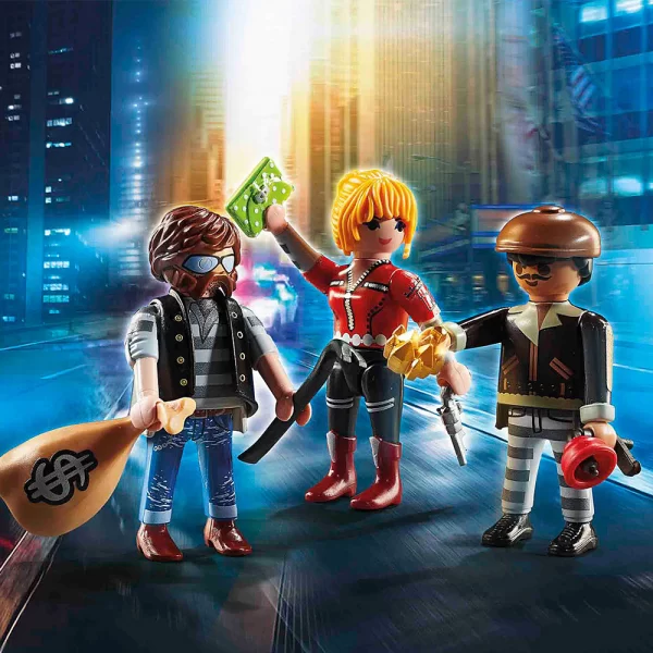 Set x 3 Figuras ladrones - Playmobil - Imagen 3