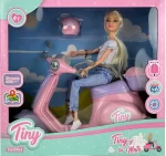 Muñeca Tiny y su moto
