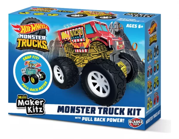Hot Wheels vehículos Maker kitz monster truck - Imagen 1