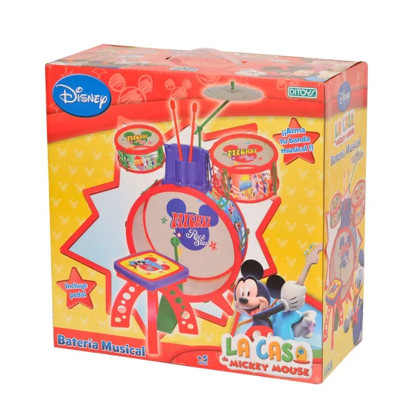 Batería musical Mickey Mouse - Ditoys - Imagen 1