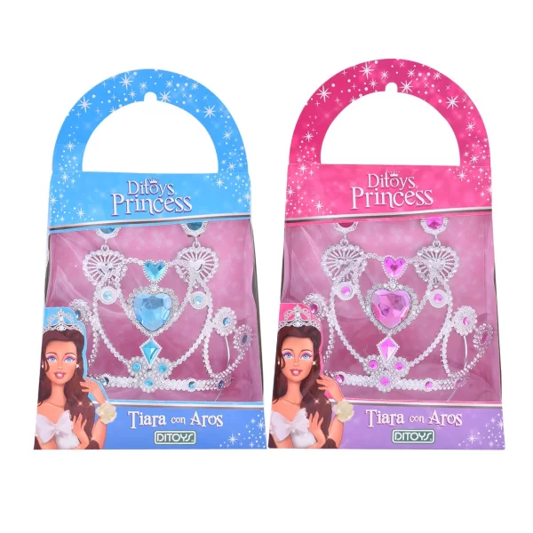 Tiara con aros Princesas - Ditoys - Imagen 1