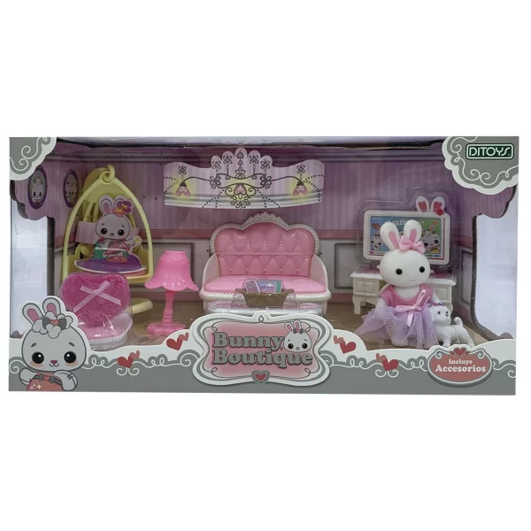 Bunny Boutique home set - Ditoys - Imagen 1