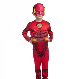 Disfraz Flash con músculos Talle 1 - Vulcanita.