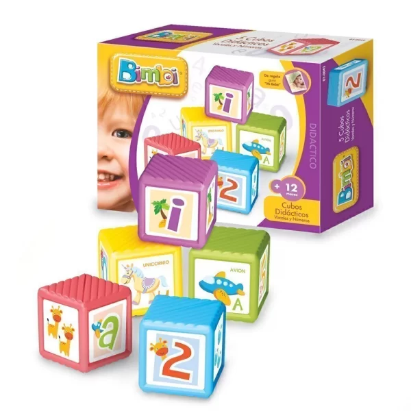 920042_1 5 Cubos apilables - Bimbi - Imagen 1
