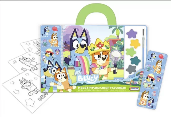 Maletin de arte para crear y colorear Bluey - Tapimovil - Imagen 1