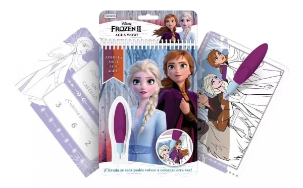 Agua Wow libro para colorear Frozen - Tapimovil - Imagen 1