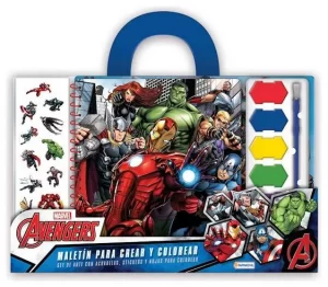 Maletin de arte para crear y colorear Avengers - Tapimovil
