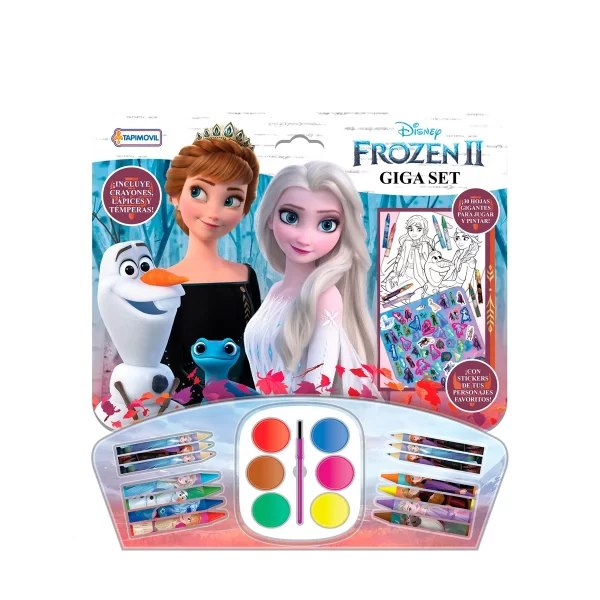 Set de arte gigante con acuarelas Frozen - Tapimovil - Imagen 1