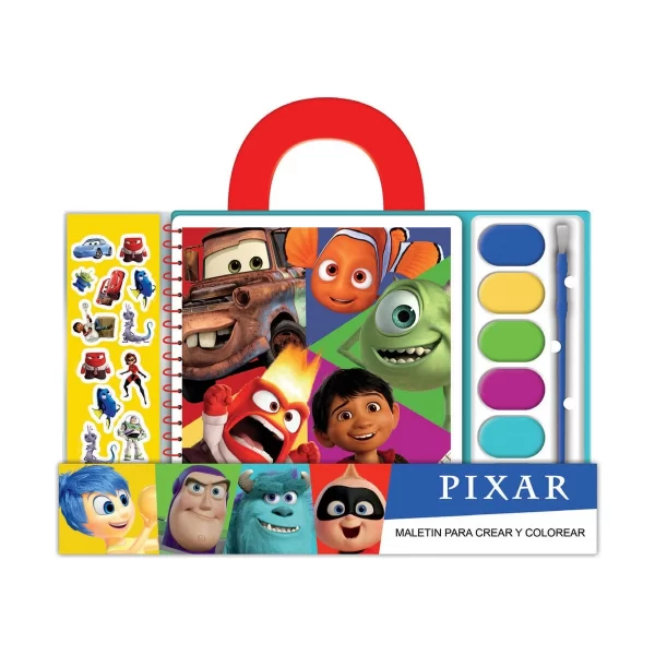 Maletin de arte para crear y colorear Pixar - Tapimovil - Imagen 1