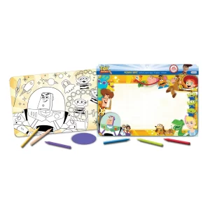 Pizarra bifaz con crayones Toy Story - Tapimovil