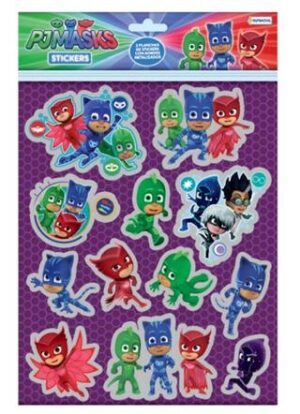 Set de stickers 2 planchas PJ Mask - Tapimovil