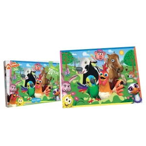 Rompecabezas gigante de 20 piezas La granja de Zenón - Tapimovil