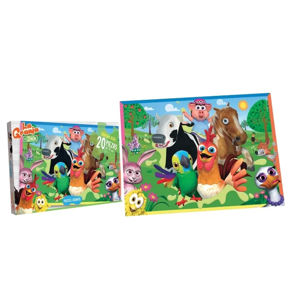 Rompecabezas gigante de 20 piezas La granja de Zenón - Tapimovil - Imagen 1