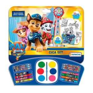 Set de arte gigante con acuarelas Paw Patrol - Tapimovil