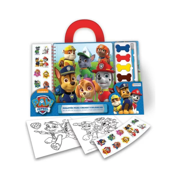 97xspc09980 Maletin de arte para crear y colorear Paw Patrol - Tapimovil - Imagen 1