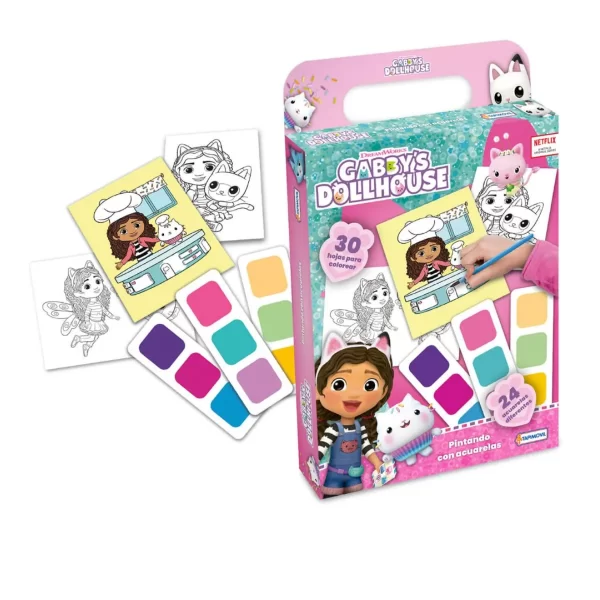 97xugd01019 Set de acuarelas magicas La casa de muñecas de Gabby - Tapimovil - Imagen 1