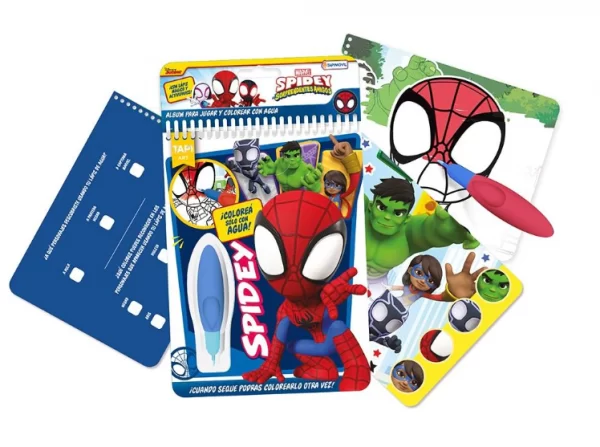 97xvsp03309-1 Agua Wow libro para colorear Spidey - Tapimovil - Imagen 1