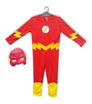 Disfraz Flash clasico Talle 3 - Vulcanita.