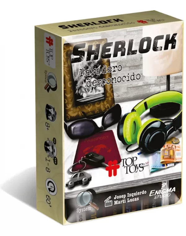 Juego de mesa Sherlock paradero desconocido – Top Toys - Imagen 1