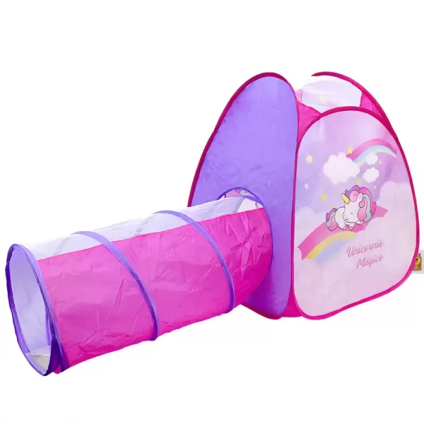 Carpa plegable con tunel Unicornio - Imagen 1