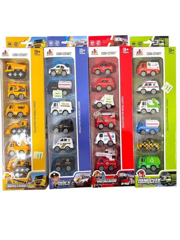 Set de autos x 6 die cast - Imagen 1