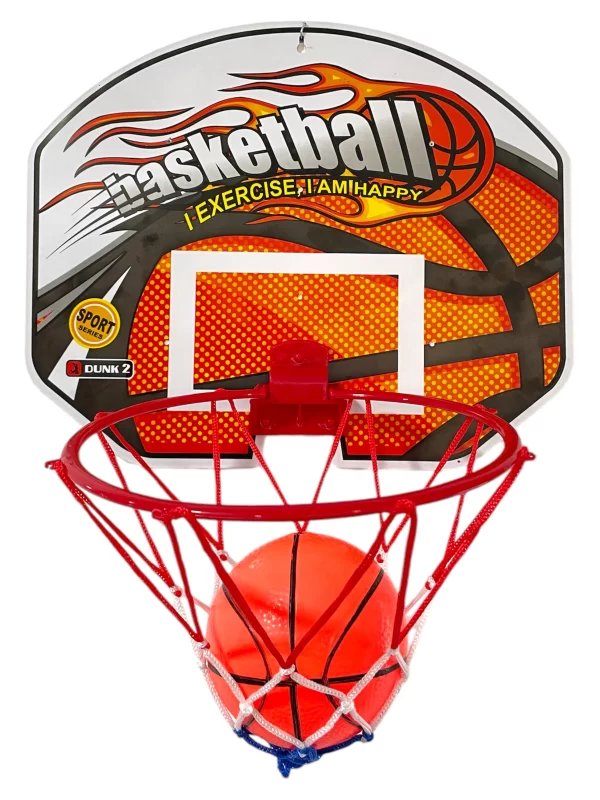 Aro de basquet con pelota - Imagen 1