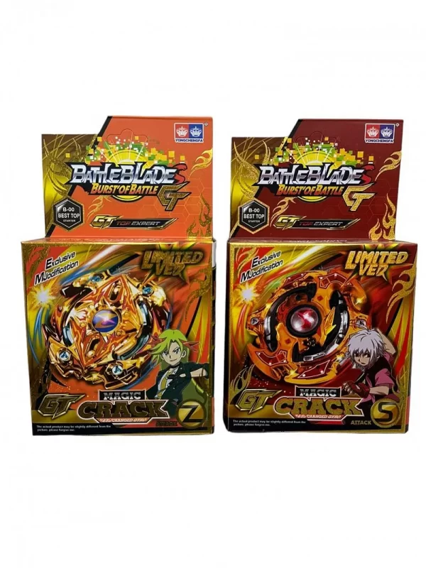 Trompo Battle blade con lanzador magic crack - Imagen 1