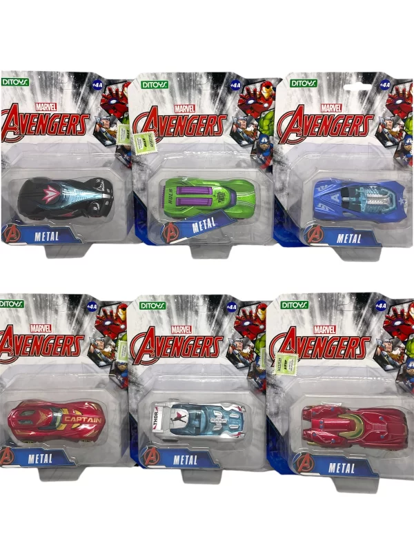 Autos de metal Avengers - Ditoys. - Imagen 1