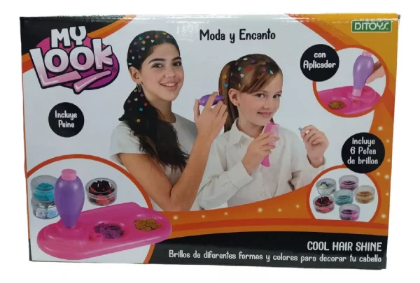 My Look Cool Hair Shine Brillo Para Pelo - Ditoys - Imagen 1