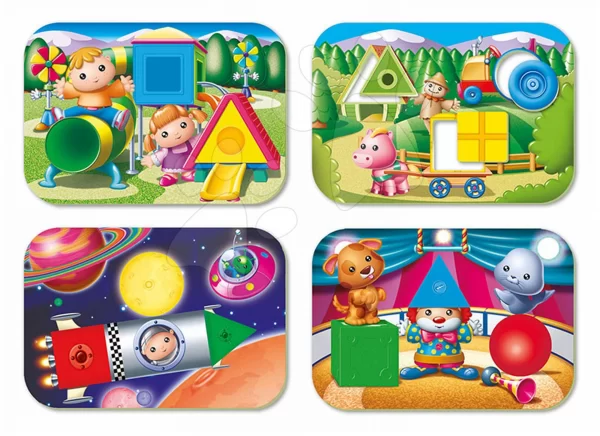 8822028 4 Rompecabezas Baby Educa las formas - ToyCo - Imagen 1