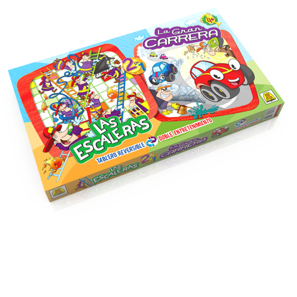 Juego de mesa La gran carrera y las escaleras – Implas. - Imagen 1