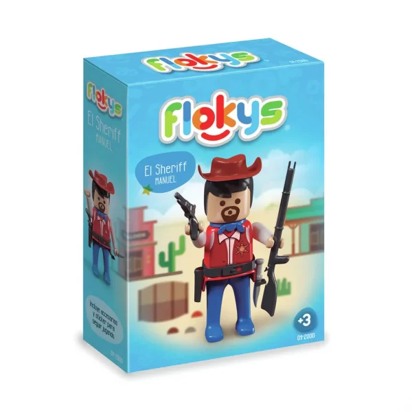 Muñeco sheriff - Flokys - Imagen 1