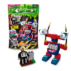 Doypack monstruos Bitty y Huesos 42 piezas - Rasti