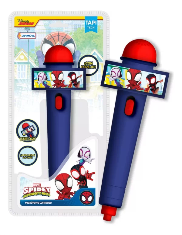 Micrófono Luminoso de Marvel Spidey - Tapimovil - Imagen 1