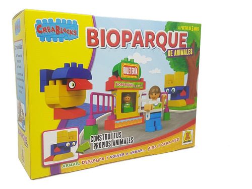 MLA915994341_1-4 Bloques para constrir bioparque de animales - Creablocks - Imagen 1