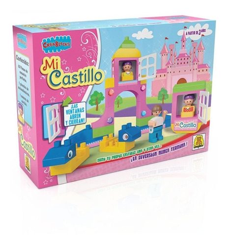 MLA925529086_1-3 Bloques para construir Mi castillo – Creablocks - Imagen 1