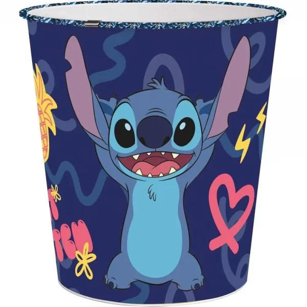 Papelera Lilo y Stitch 22x21cm - Wabro - Imagen 1