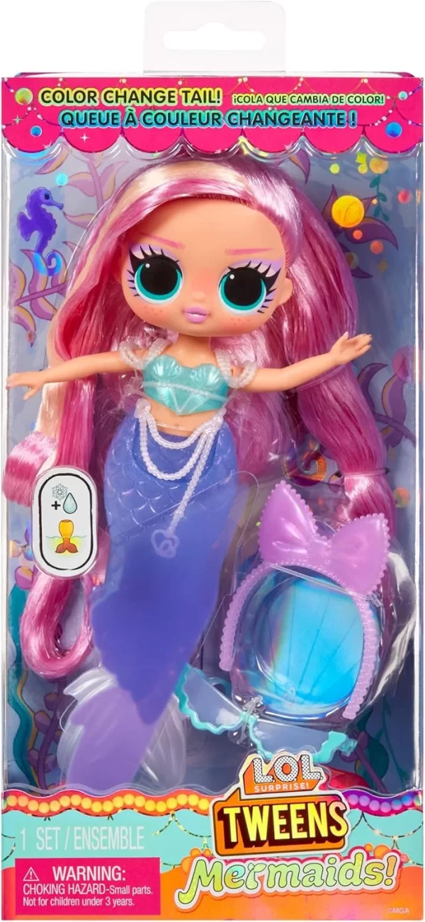 Muñeca LOL Surprise 23cm Tweens Sirenitas “Lola Waves” – LOL - Imagen 1