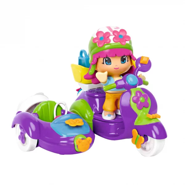 Figura con vehículo y accesorios - Pinypon - Imagen 2