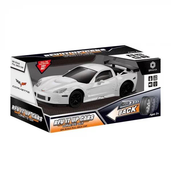 Auto pull back  Corvette Racing C6R con luz y sonidos - Vulcanita - Imagen 1