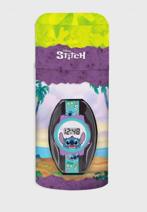 Reloj digital en lata alcancia Stitch - Tapimovil