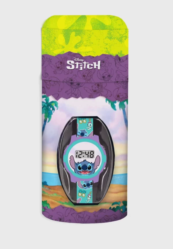 Reloj digital en lata alcancia Stitch - Tapimovil - Imagen 1