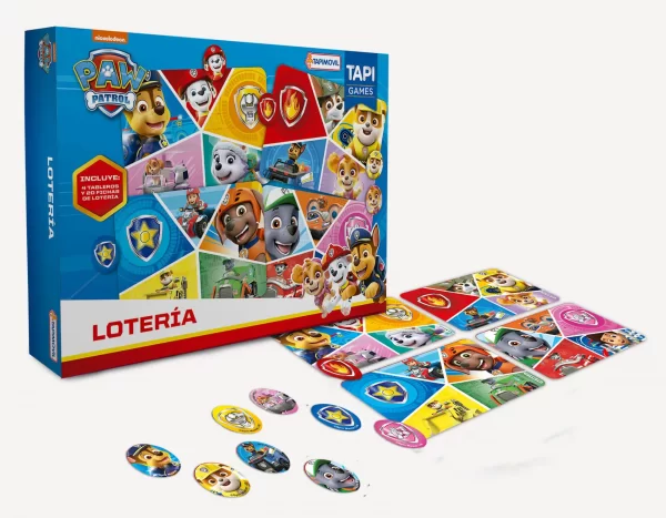 Juego de mesa Loteria Paw Patrol - Tapimovil. - Imagen 1