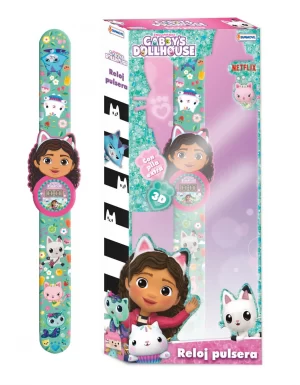 Reloj digital con personaje 3D Gabby dollhouse - Tapimovil.