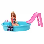 Playset Barbie piscina glam con muñeca – Mattel - Imagen 2