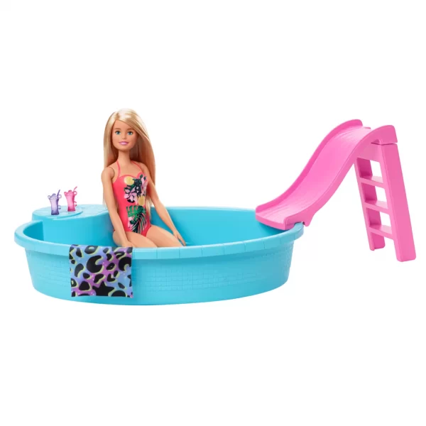 Playset Barbie piscina glam con muñeca – Mattel - Imagen 2