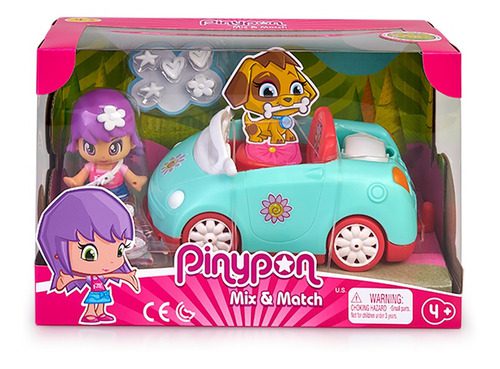 MLA1122697340_1-3 Figura con vehículo y accesorios - Pinypon - Imagen 1