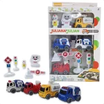 Camión a fricción x 4 City Cars al rescate con lámina – Juliana y Julián - Imagen 2