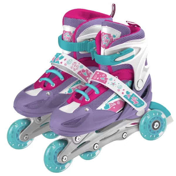 Rollers extensibles3 en 1 con luz y protección - Tiny - Imagen 3